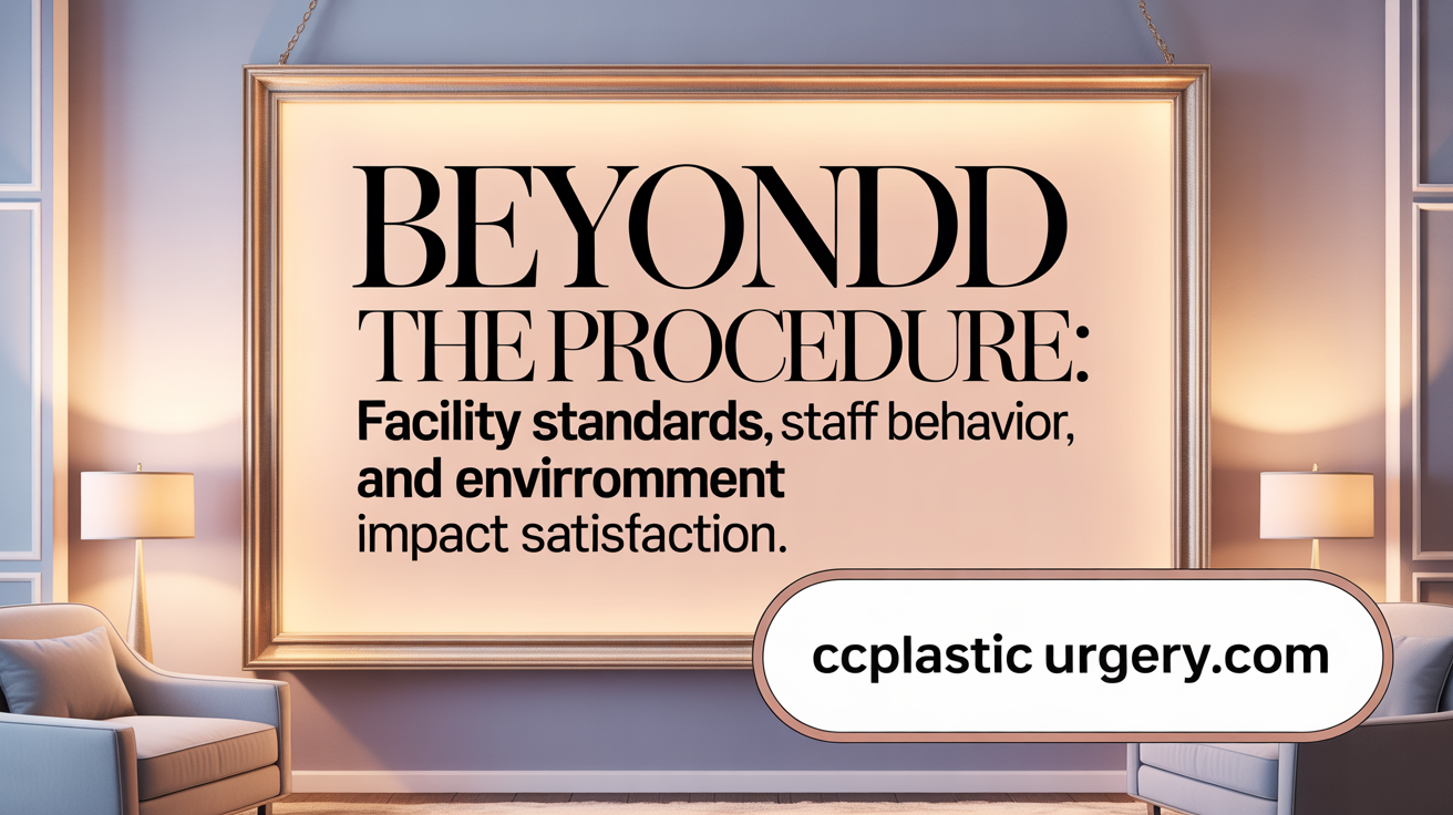 Beyond the Procedure: Facility Standards, Staff Behavior, and Environment Impact Satisfaction