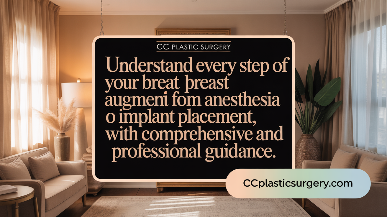 Understand every step of your breast augmentation, from anesthesia to implant placement.