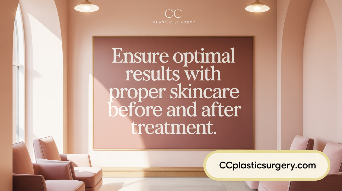 Ensure optimal results with proper pre- and post-treatment skincare.