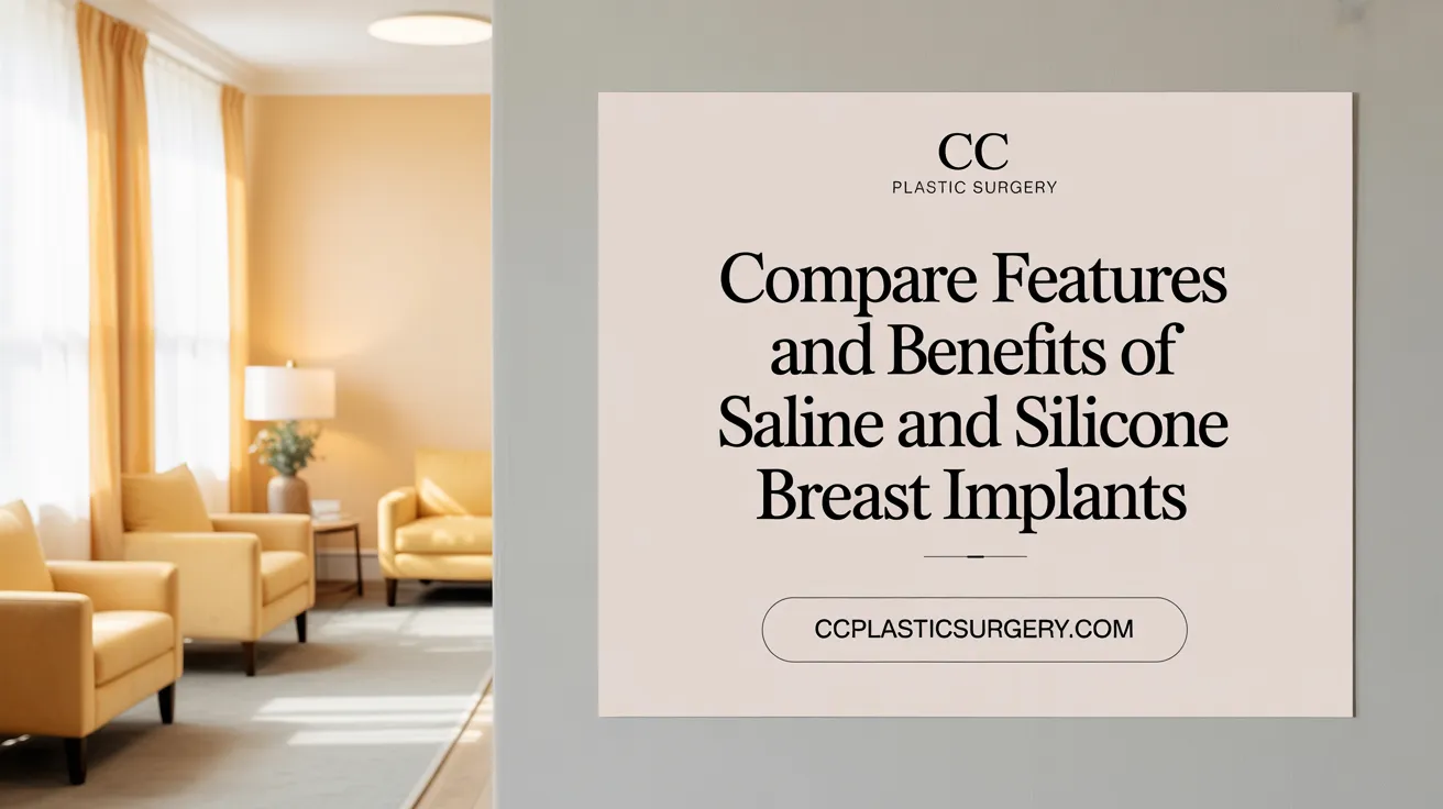 Compare Features and Benefits of Saline and Silicone Implants