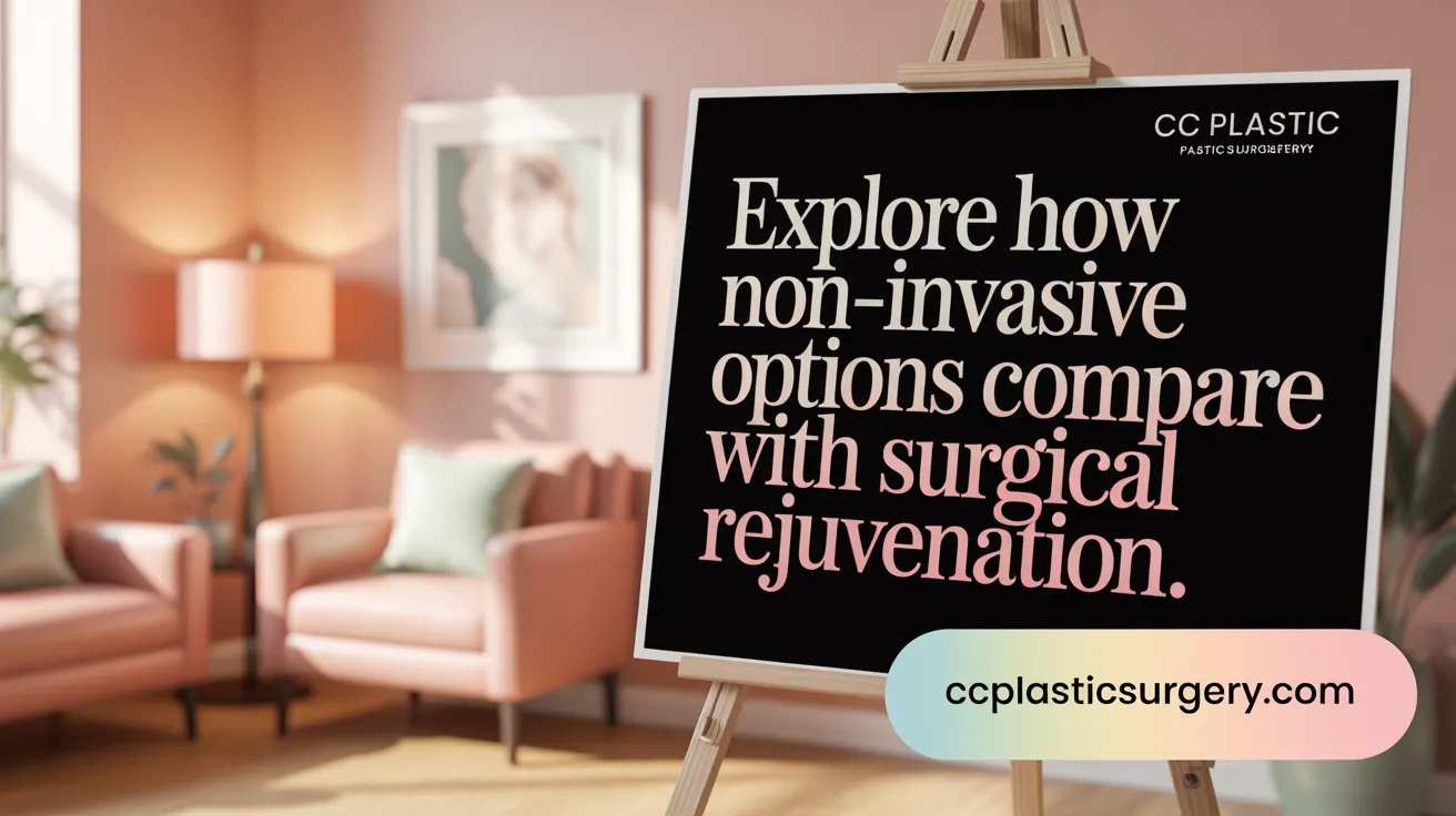 Explore how non-invasive options compare with surgical rejuvenation.
