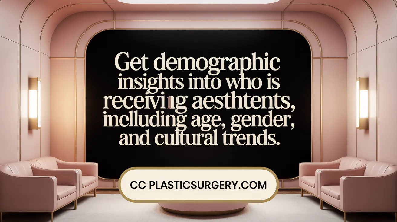 Get demographic insights into who is getting non-surgical aesthetic treatments, including age, gender, and cultural trends.