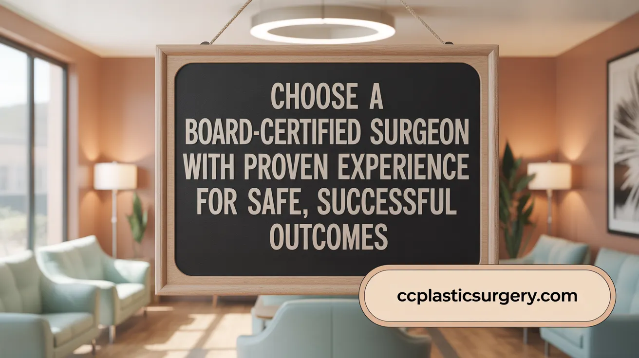 Choose a Board-Certified Surgeon with Proven Experience for Safe, Successful Results