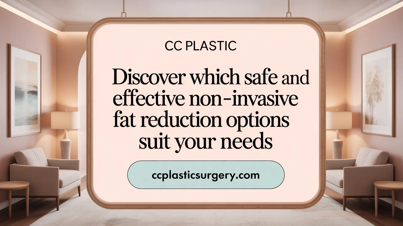 Find out which non-invasive fat reduction options suit your needs