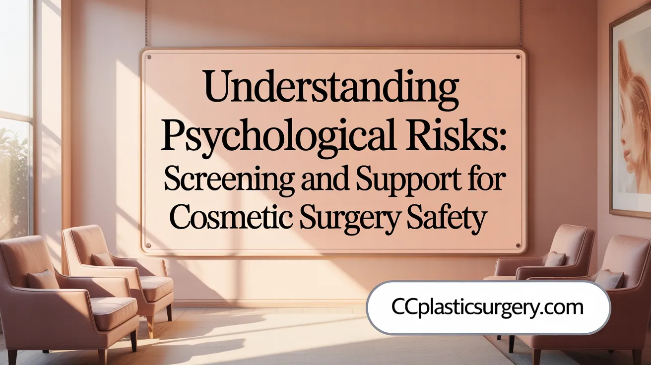 Understanding Psychological Risks: Screening and Support for Safe Cosmetic Surgery