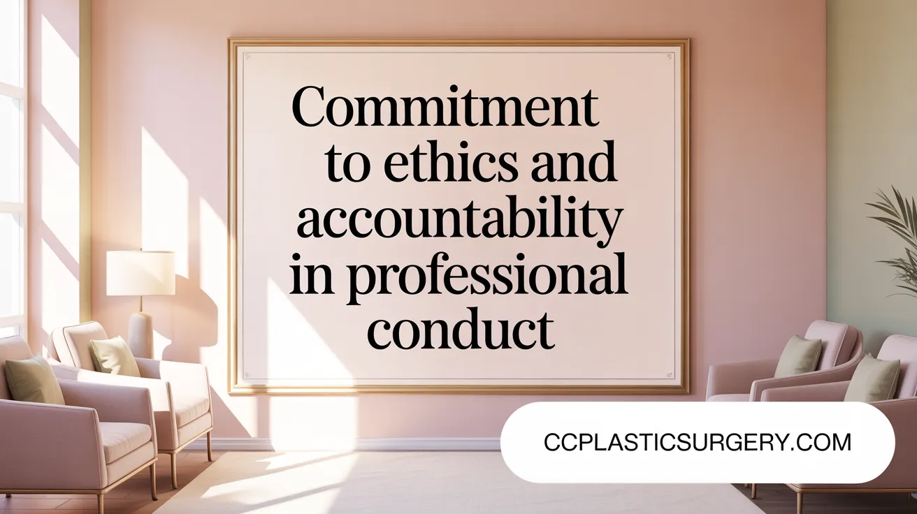 Commitment to Ethics and Accountability