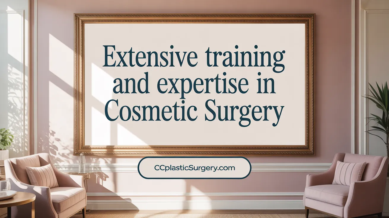 Extensive Training and Expertise in Plastic Surgery