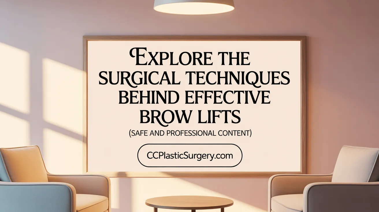 Explore the Surgical Techniques Behind Effective Brow Lifts