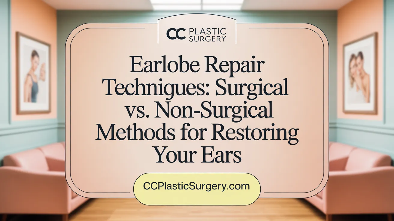 Surgical vs. Non-Surgical Earlobe Repair Techniques: Which is Right for You?