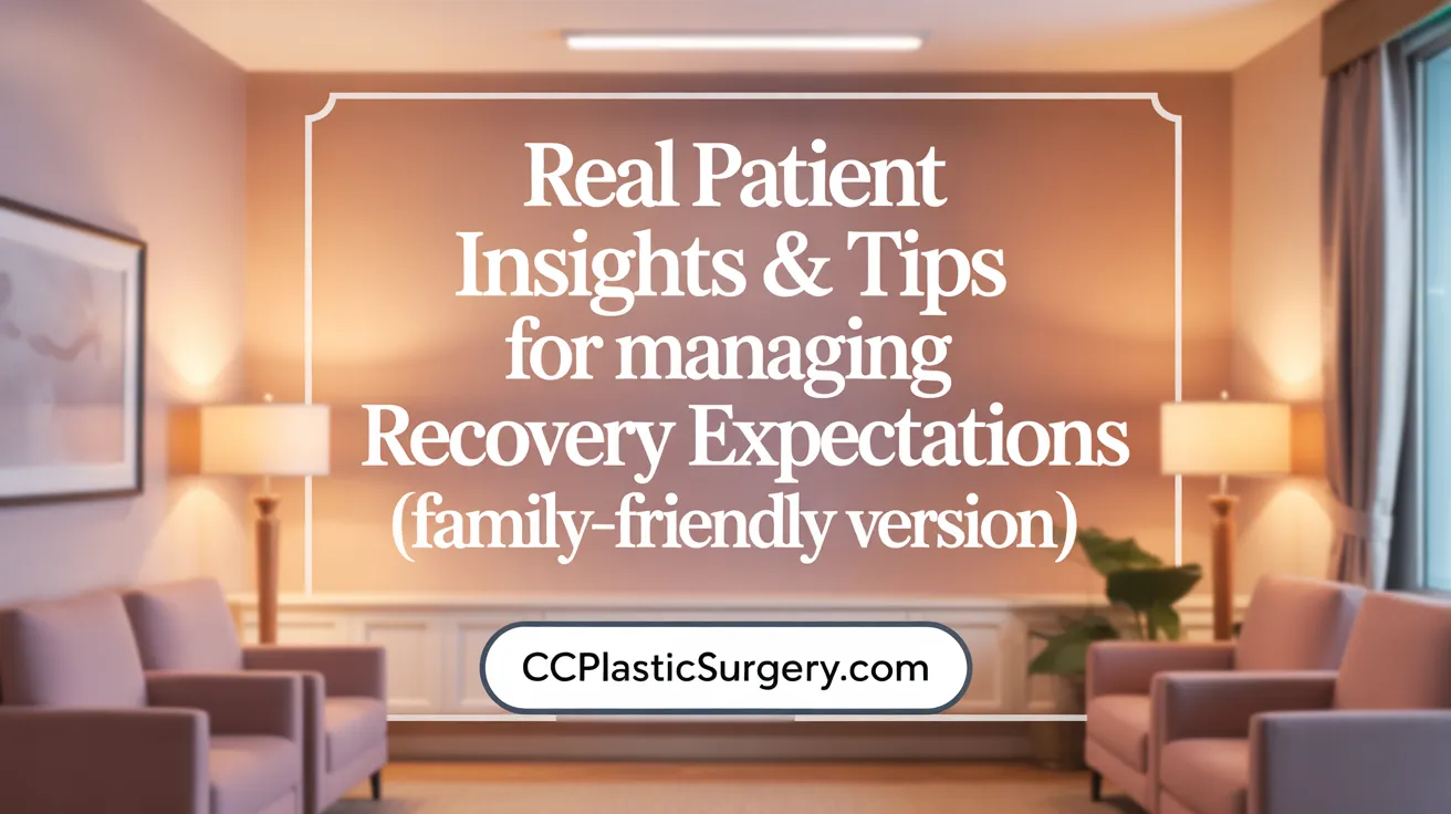 Real Patient Insights &amp; Tips for Managing Recovery Expectations