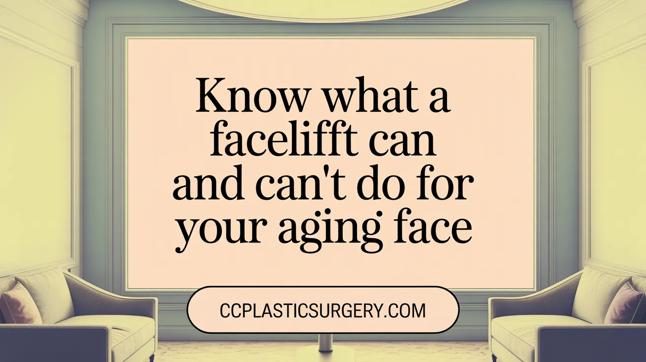Know What a Facelift Can and Can't Do for Your Aging Face