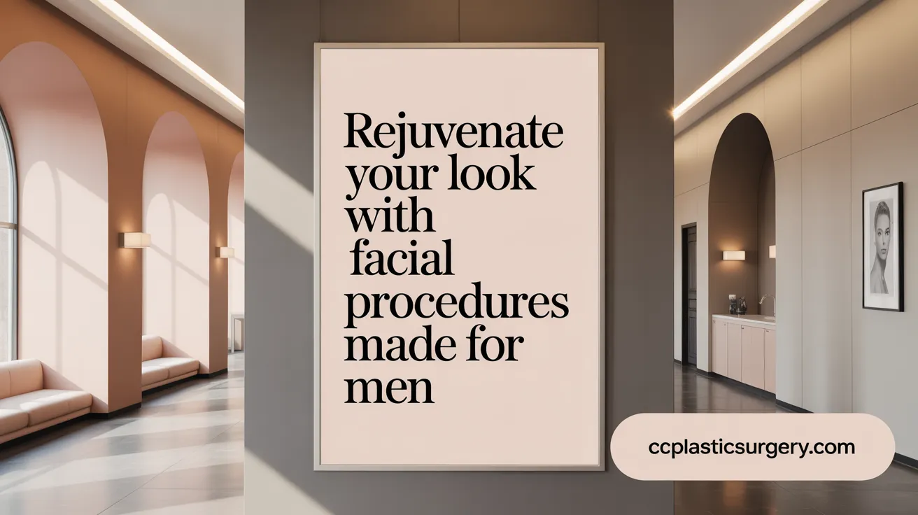 Rejuvenate Your Look with Facial Procedures Made for Men