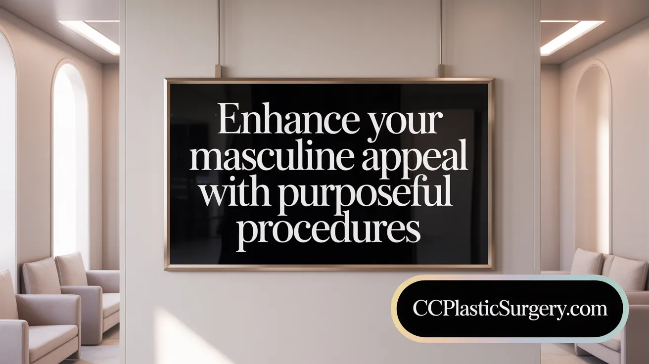 Enhance Your Masculine Appeal with Purposeful Procedures