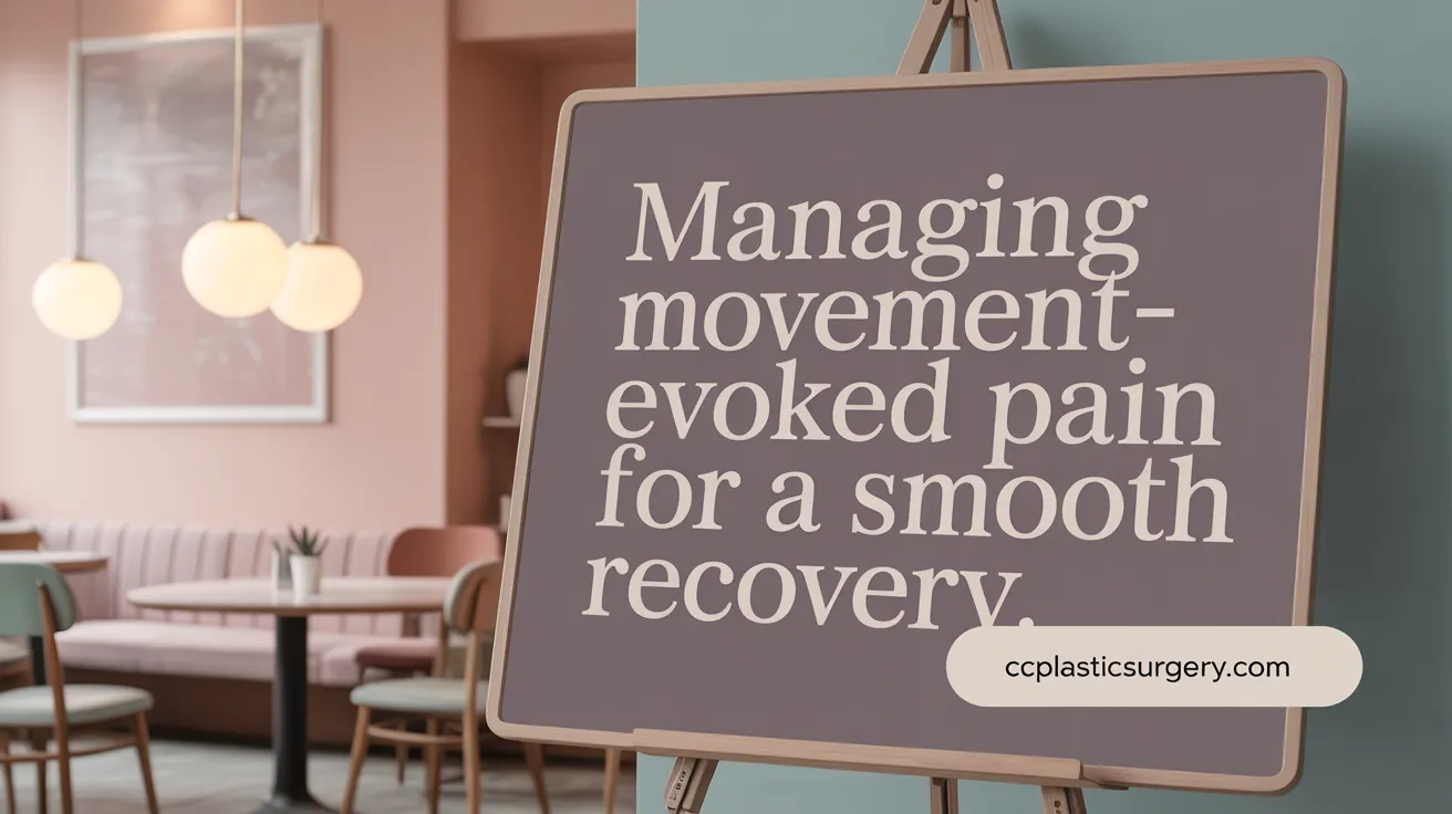 Managing Movement-Evoked Pain for a Smooth Recovery