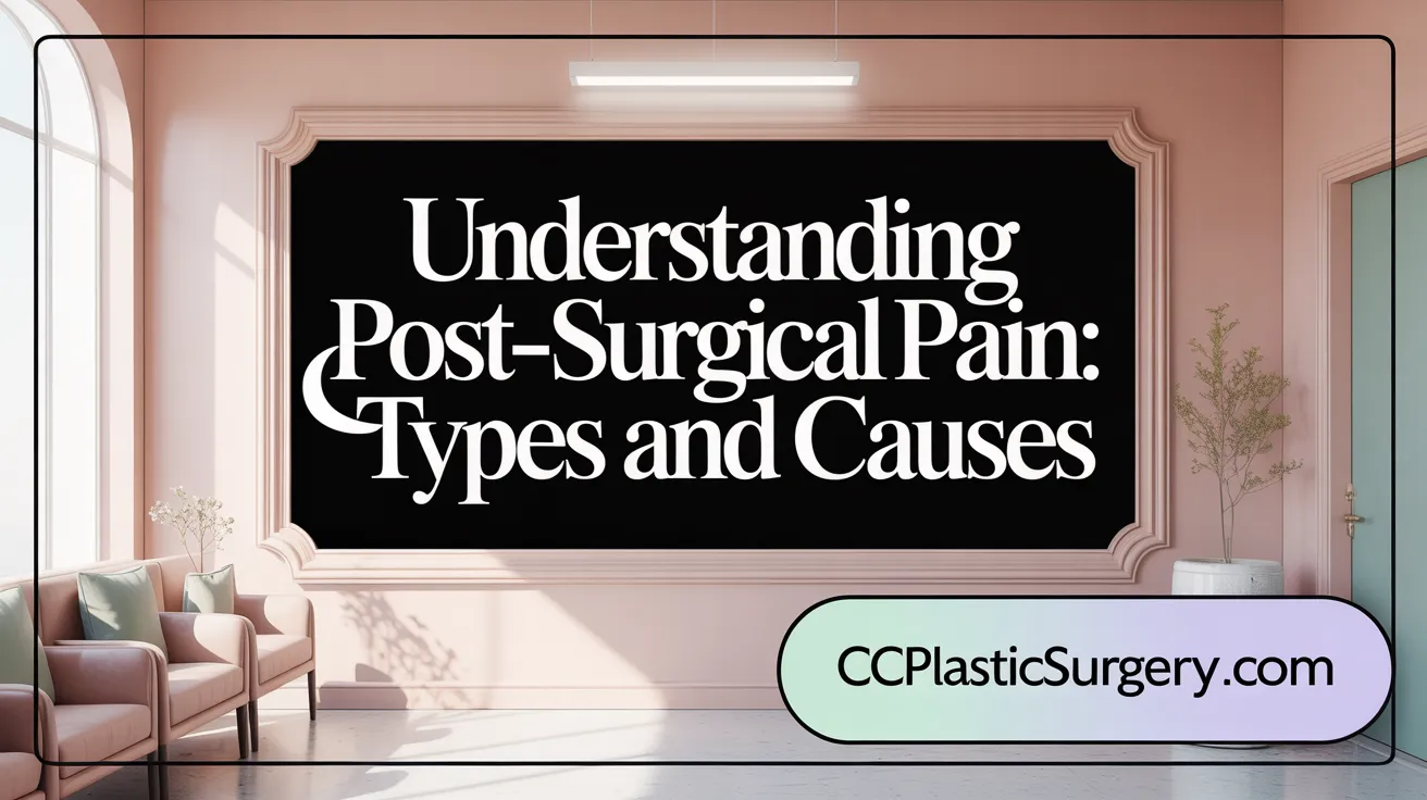 Understanding Post-Surgical Pain: Types and Causes