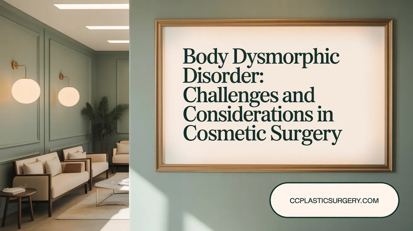 Body Dysmorphic Disorder: Challenges and Considerations in Cosmetic Surgery