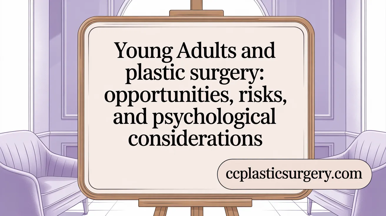 Young Adults and Plastic Surgery: Opportunities, Risks, and Psychological Considerations
