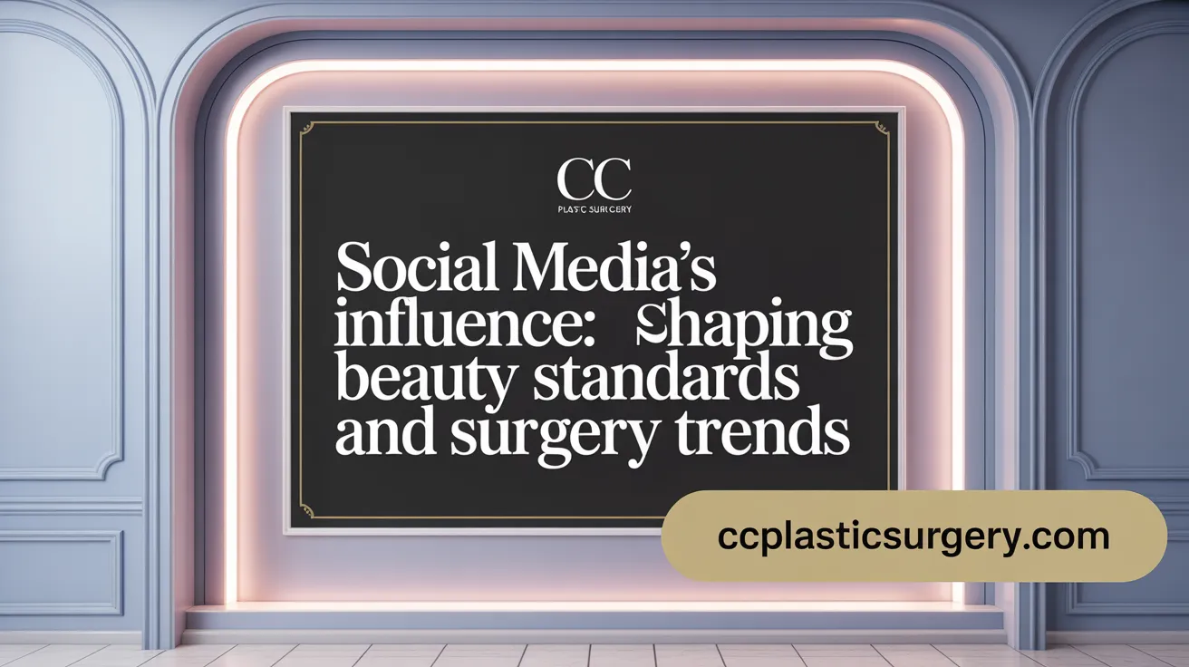Social Media's Influence: Shaping Beauty Standards and Surgery Trends