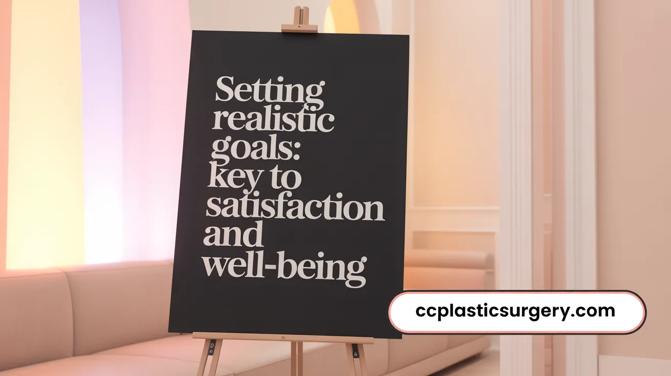 Setting Realistic Goals: Key to Satisfaction and Well-Being