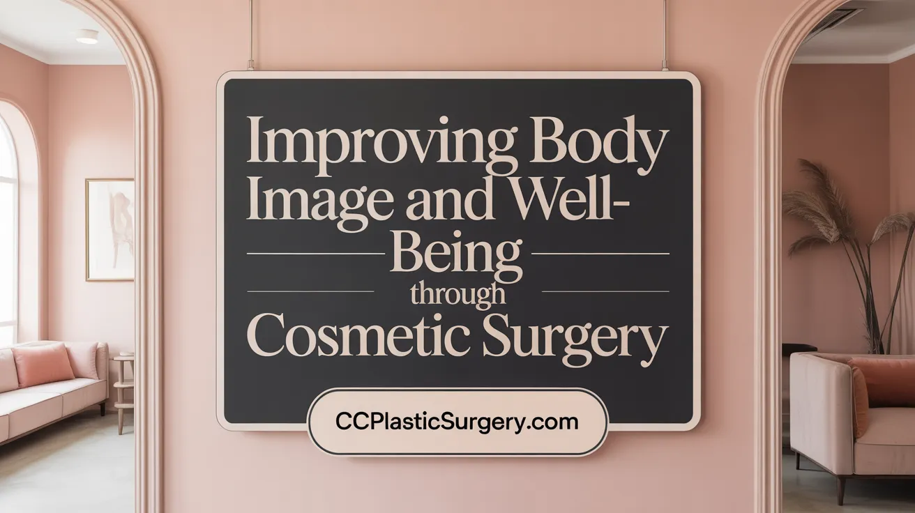 Improving Body Image and Well-Being Through Cosmetic Surgery