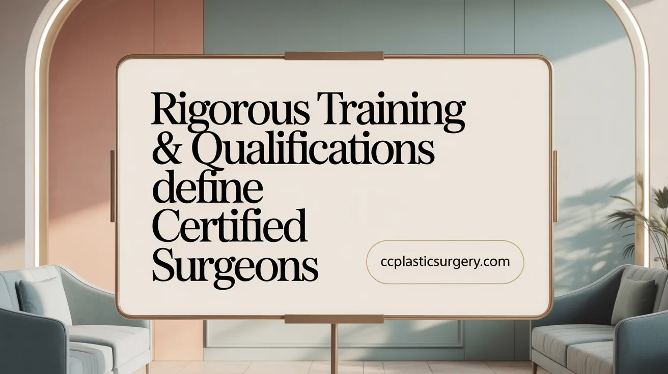Rigorous Training &amp; Qualifications Define Certified Surgeons