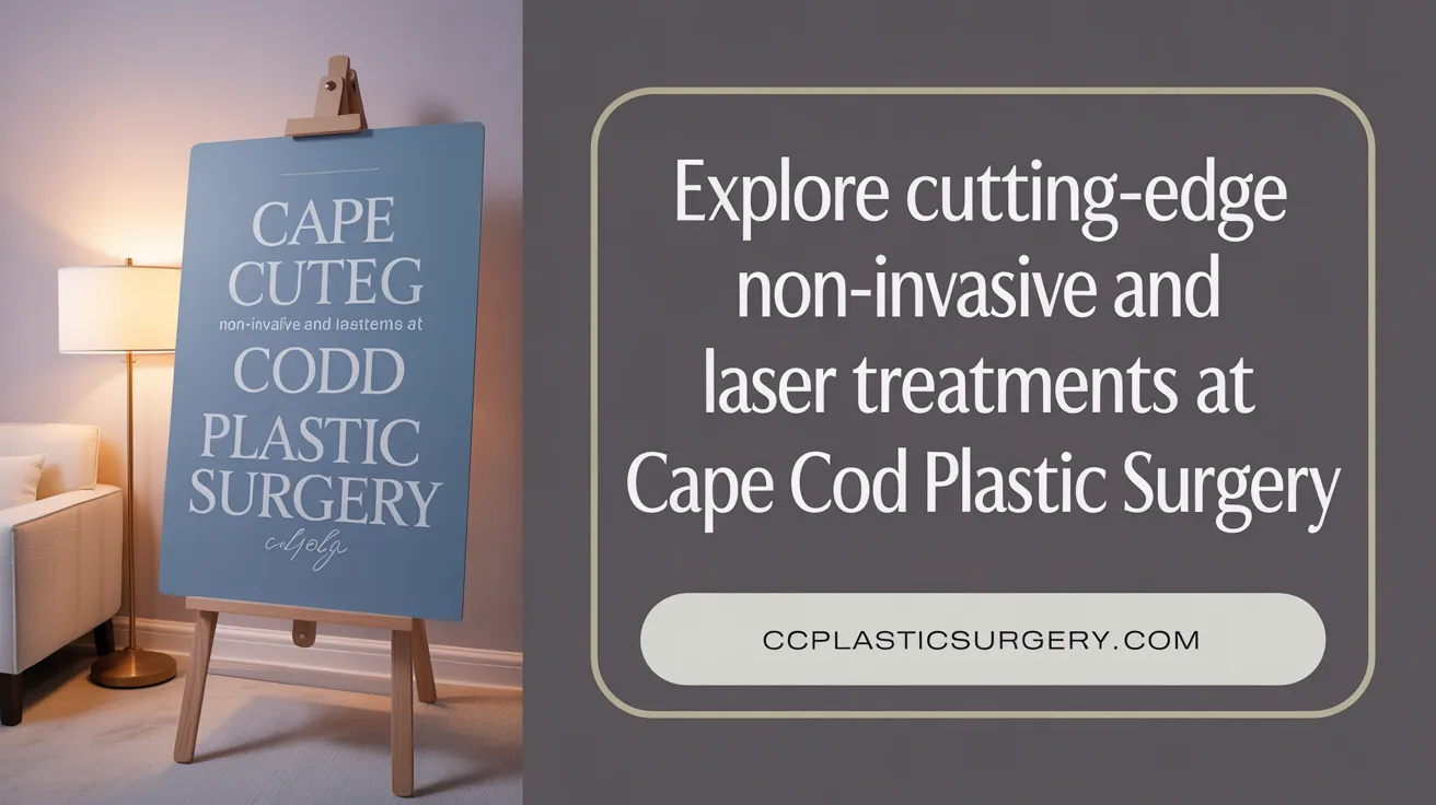 Explore Cutting-Edge Non-Invasive and Laser Treatments at Cape Cod Plastic Surgery