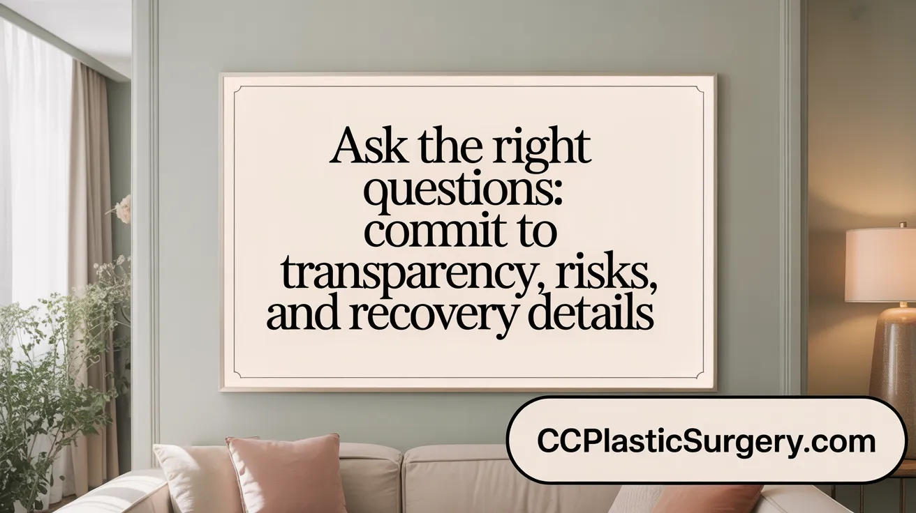 Ask the Right Questions: Commit to Transparency, Risks, and Recovery Details