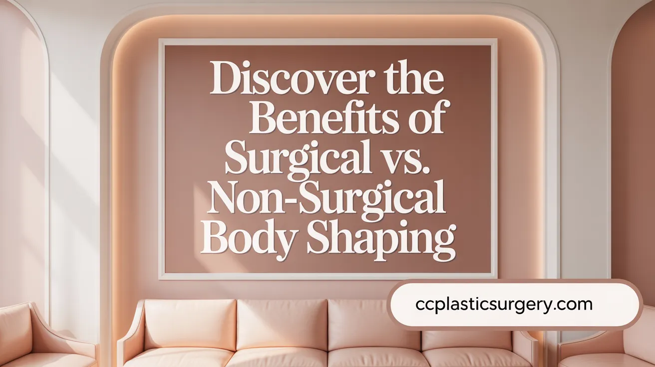 Discover the Benefits of Surgical vs. Non-Surgical Body Shaping