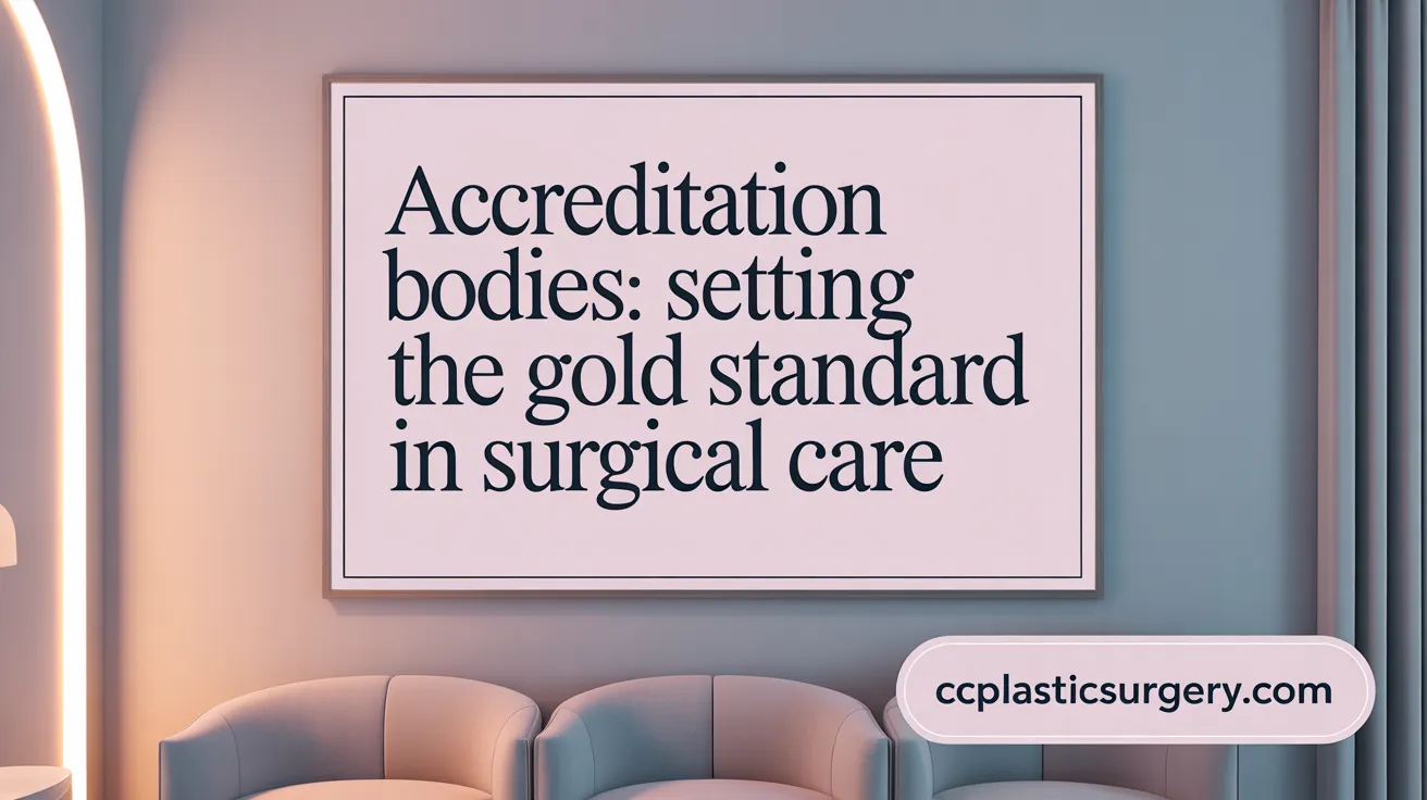 Accreditation Bodies: Setting the Gold Standard in Surgical Care