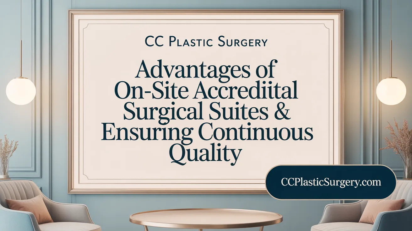 Advantages of On-Site Accredited Surgical Suites &amp; Ensuring Continuous Quality