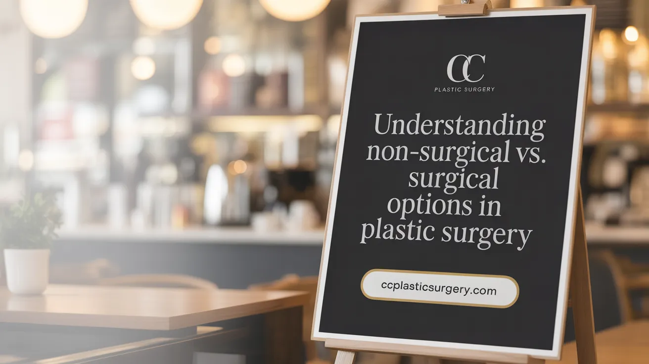 Understanding Non-Surgical vs. Surgical Options in Plastic Surgery