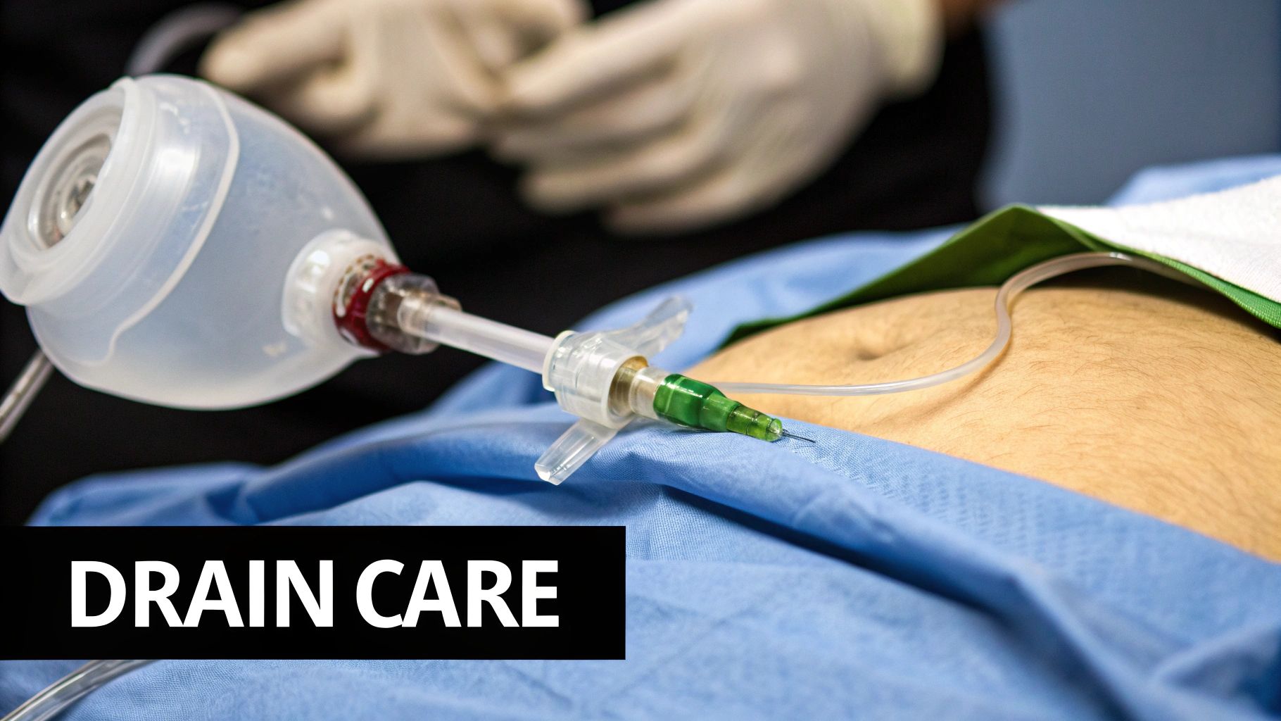 Proper Drain and Incision Care
