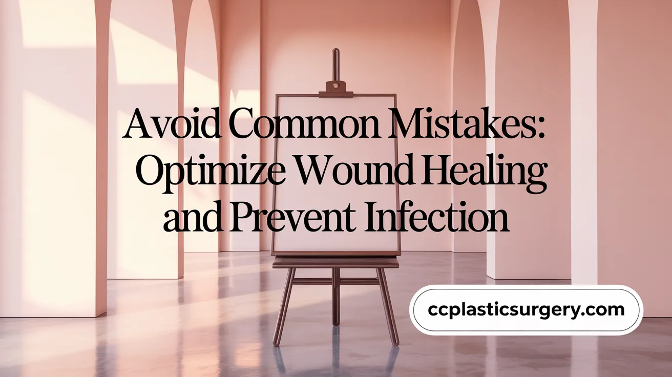 Avoid Common Mistakes: Optimize Wound Healing and Prevent Infection