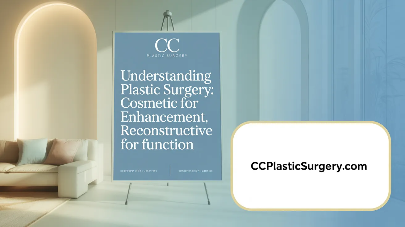 Understanding Plastic Surgery: Cosmetic for Enhancement, Reconstructive for Function