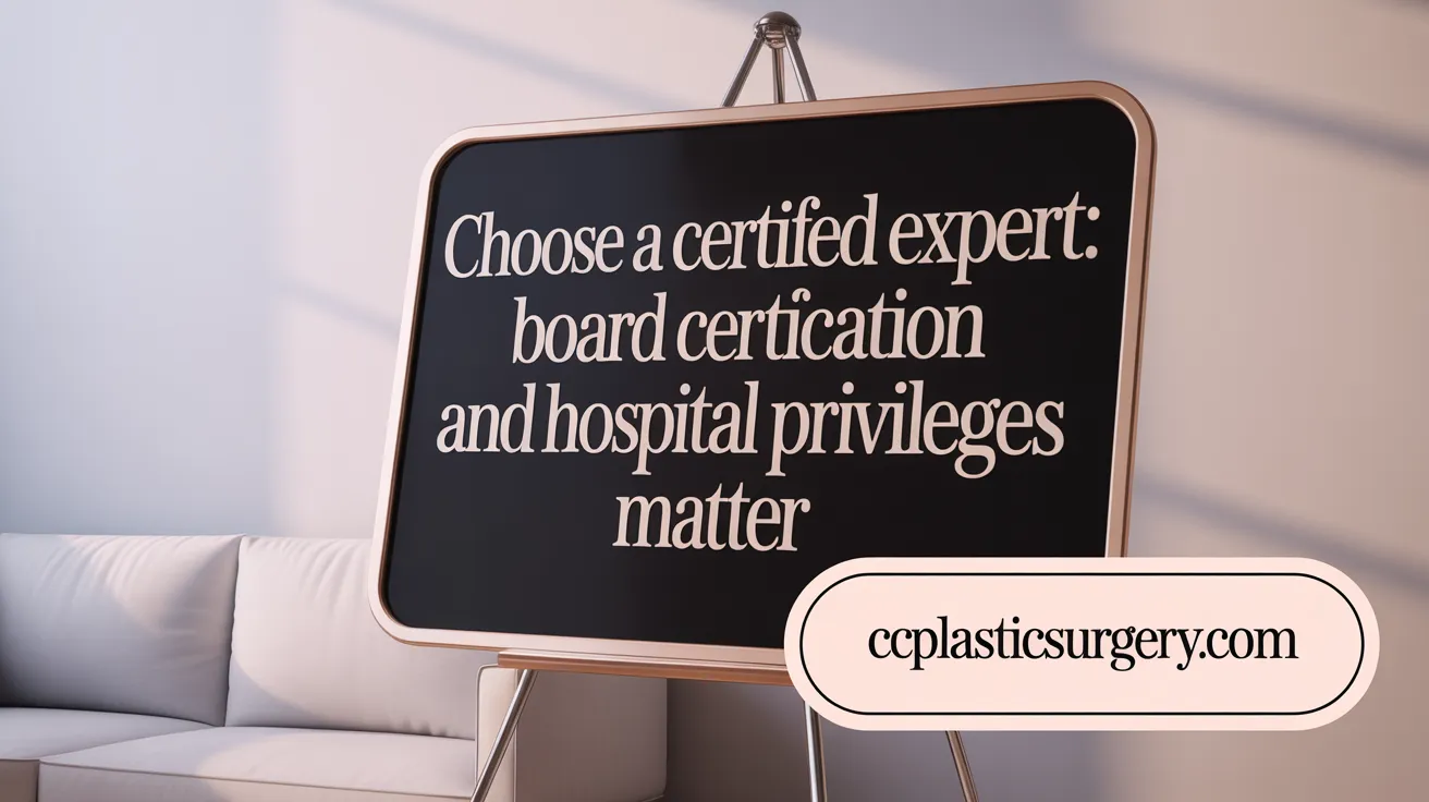 Choose a Certified Expert: Board Certification and Hospital Privileges Matter