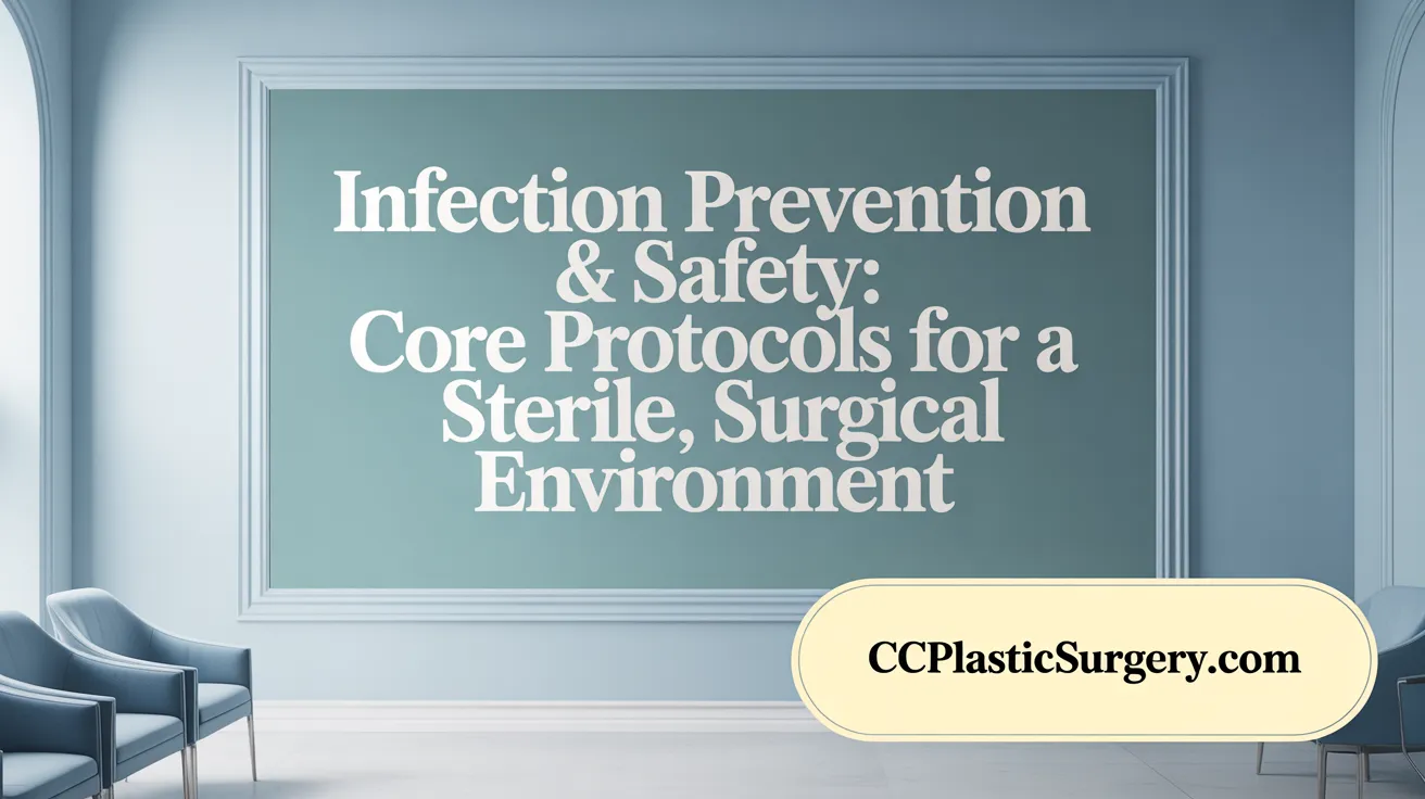 Infection Prevention &amp; Safety: Core Protocols for a Sterile, Safe Surgical Environment