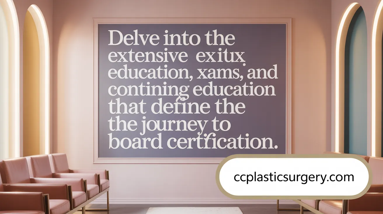 Delve into the extensive education, exams, and continuing education that define the journey to board certification.