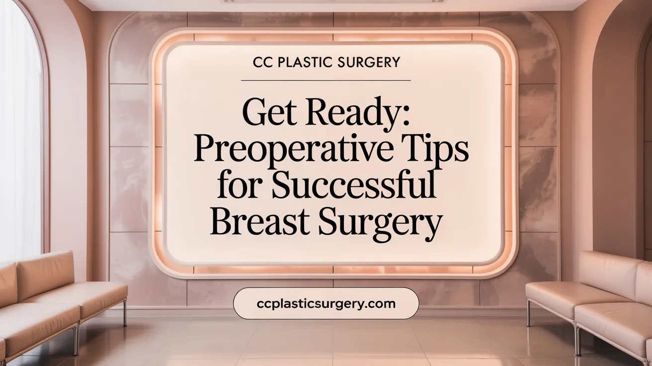 Get Ready: Preoperative Tips for Successful Breast Surgery