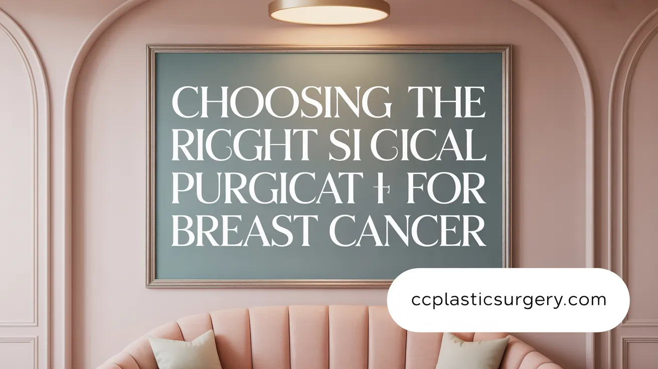 Choosing the Right Surgical Path for Breast Cancer
