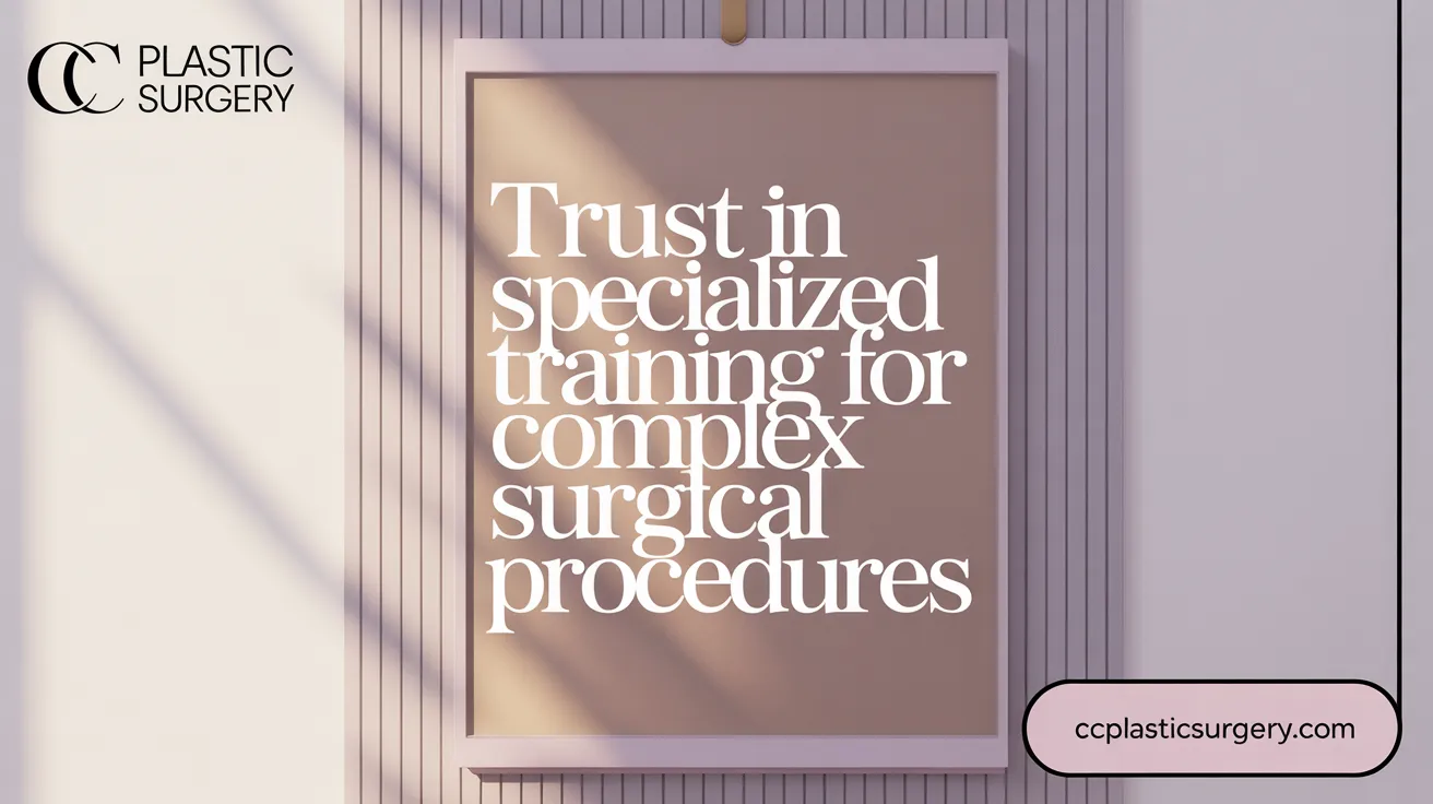 Trust in specialized training for complex surgical procedures