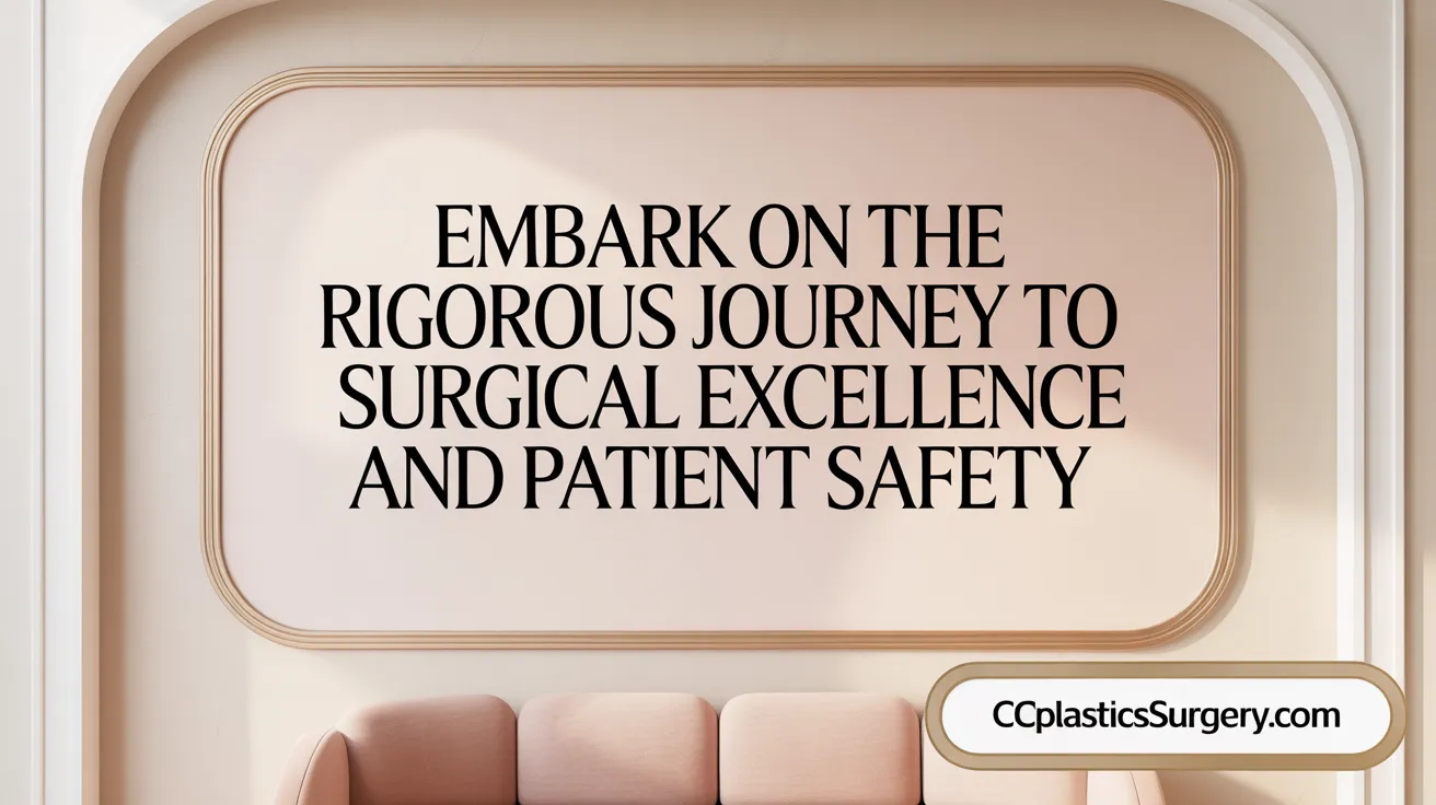 Embark on the rigorous journey to surgical excellence and patient safety