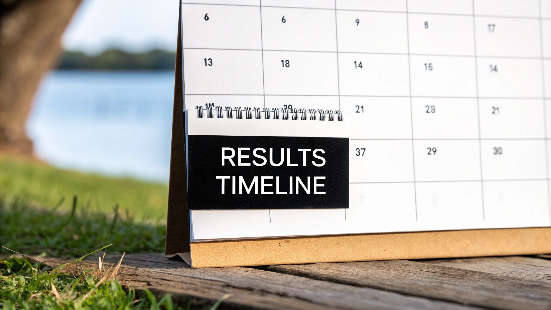 A visual timeline showing the progression of Ultherapy results over six months.