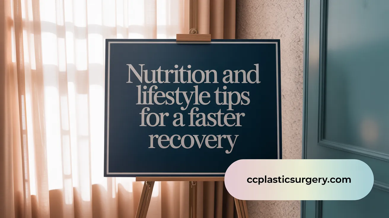 Nutrition and Lifestyle Tips for a Faster Recovery