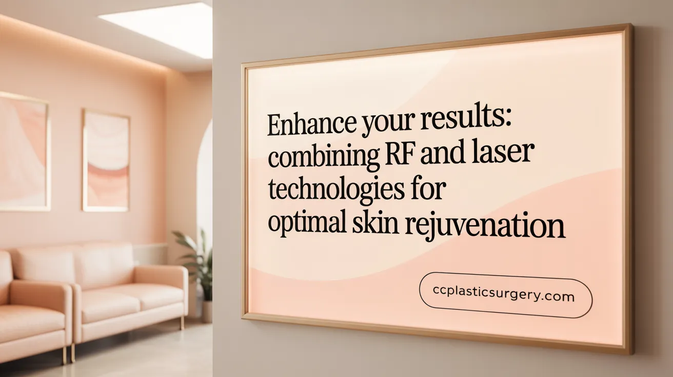 Enhance Your Results: Combining RF and Laser Technologies for Optimal Skin Rejuvenation
