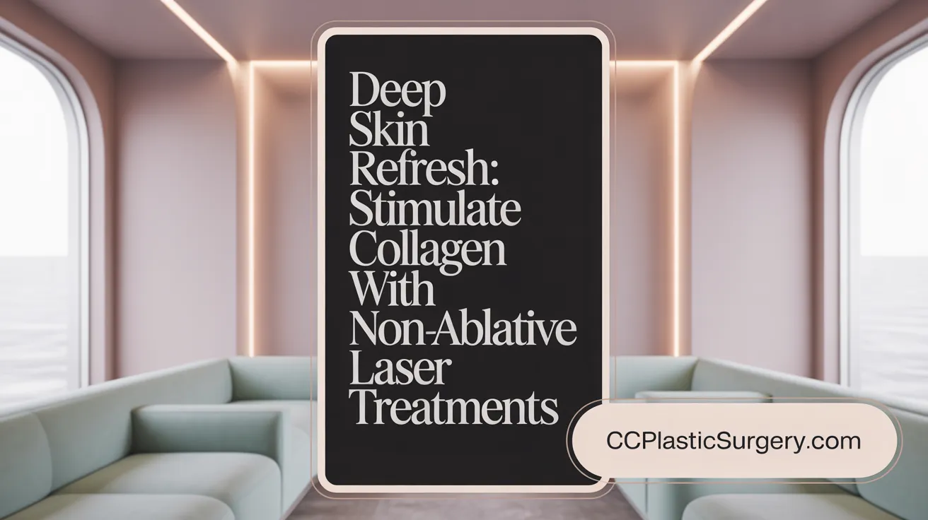 Deep Skin Refresh: Stimulate Collagen with Non-Ablative Laser Treatments