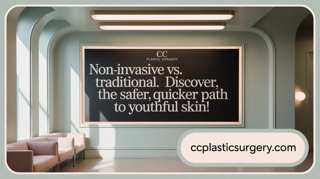 Non-Invasive vs. Traditional: Discover the Safer, Quicker Path to Youthful Skin!