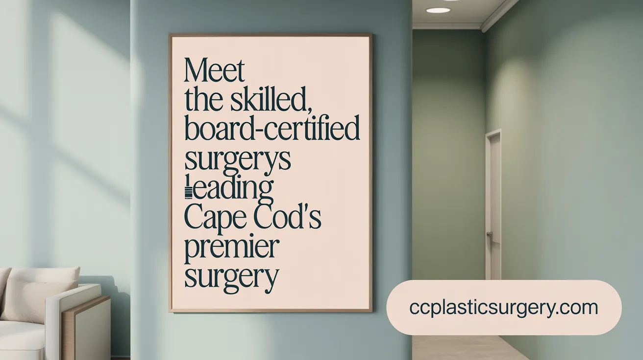 Meet the Skilled, Board-Certified Surgeons Leading Cape Cod’s Premier Plastic Surgery