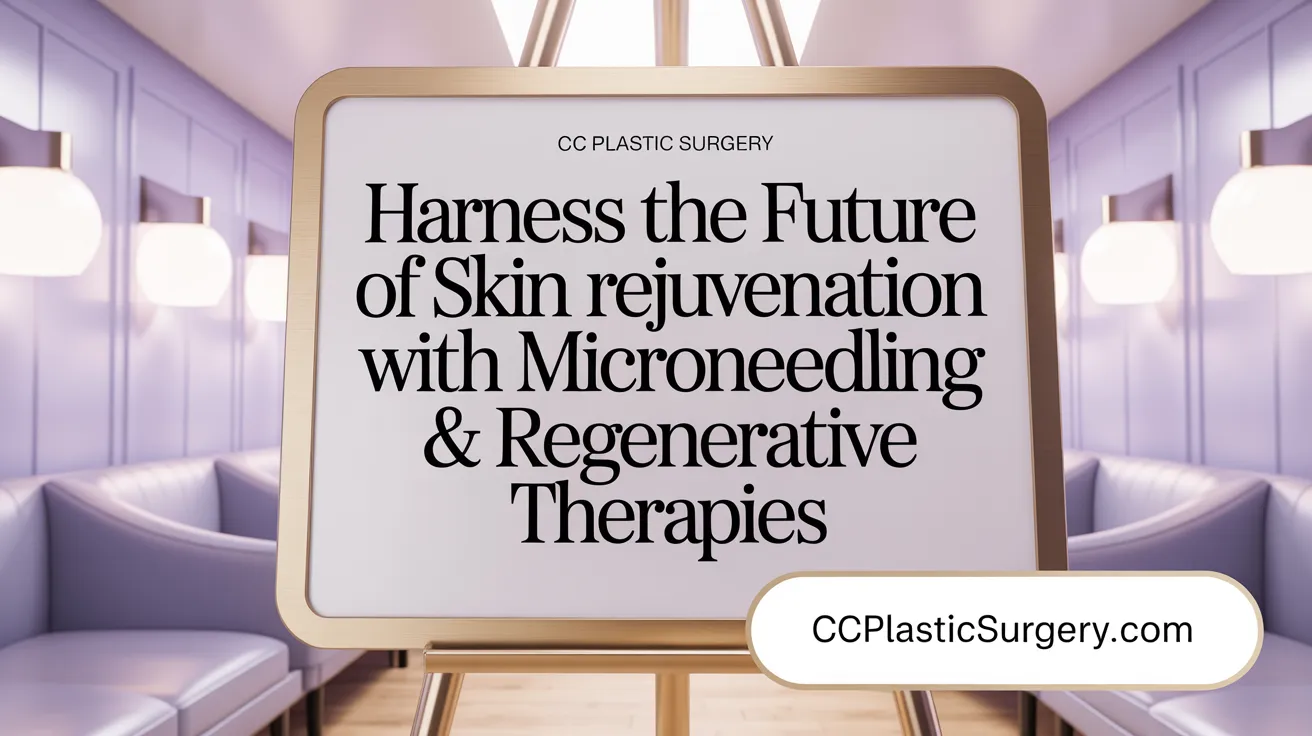Harness the Future of Skin Rejuvenation with Microneedling &amp; Regenerative Therapies