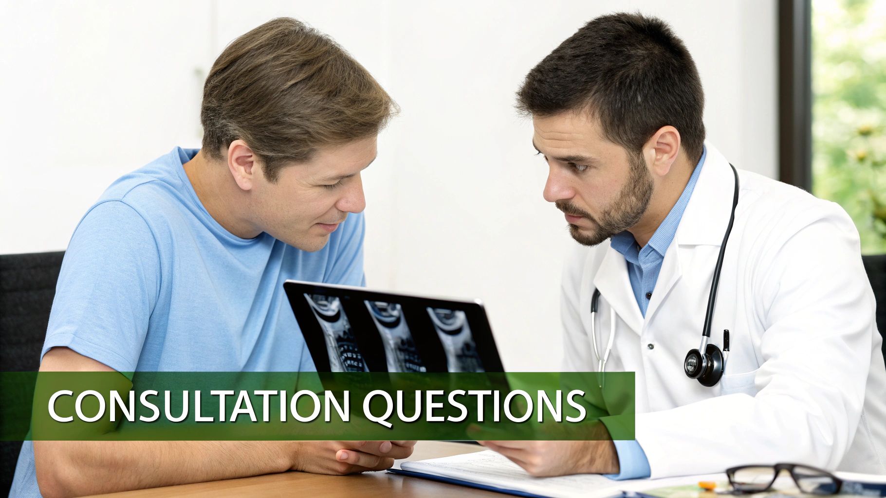 A woman meditating and drinking a glass of water, with healthy fruits nearby, symbolizing physical and mental preparation for surgery.