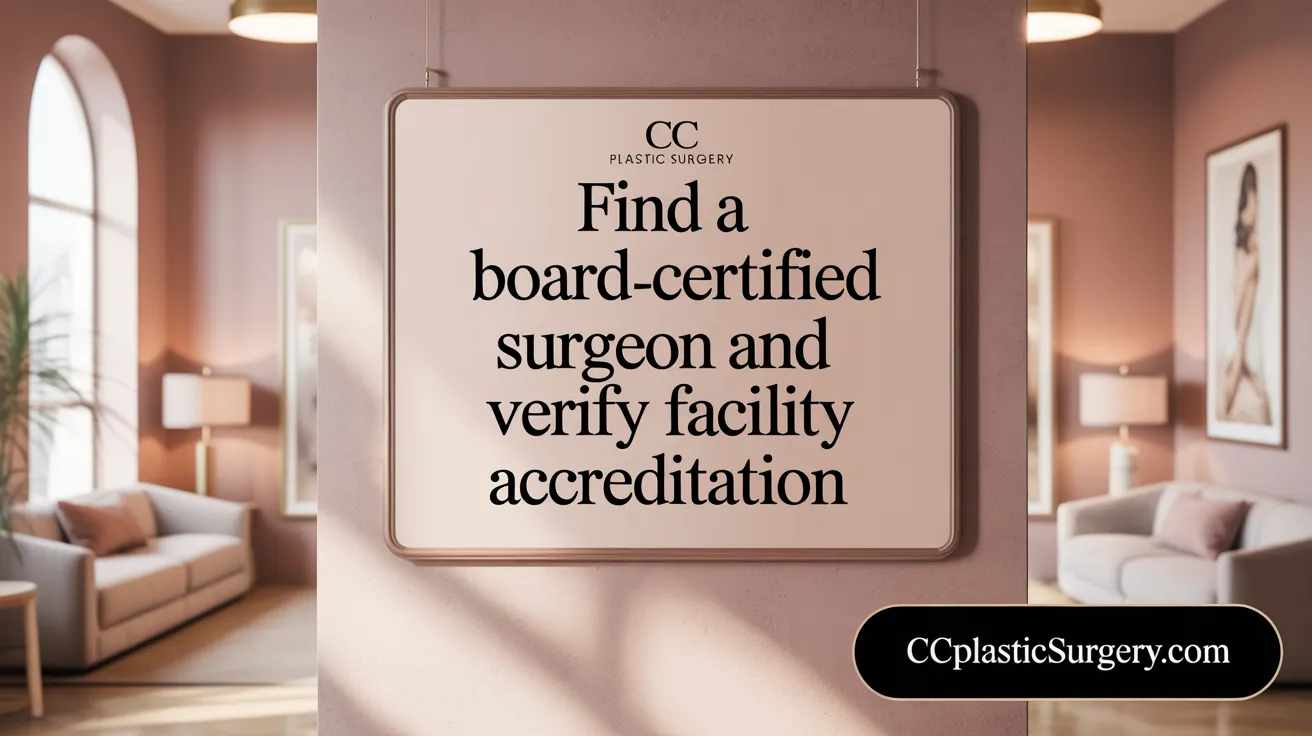 Find a Board-Certified Surgeon and Verify Facility Accreditation